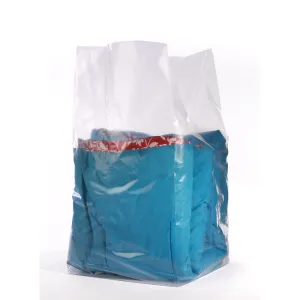 24" x 10" x 48" x 2 mil Clear Eco-Manufactured Plastic Side-Gusseted Bags (Case of 200)