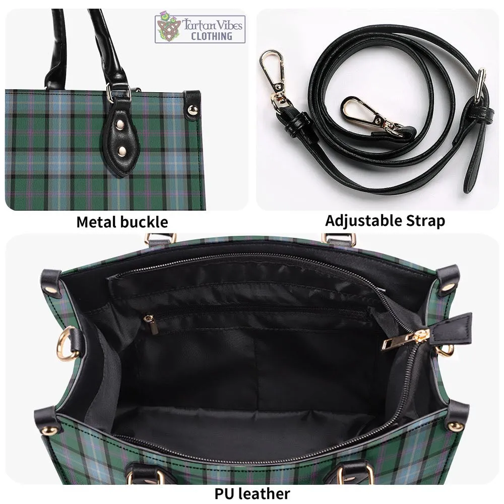Alexander of Menstry Hunting Tartan Luxury Leather Handbags