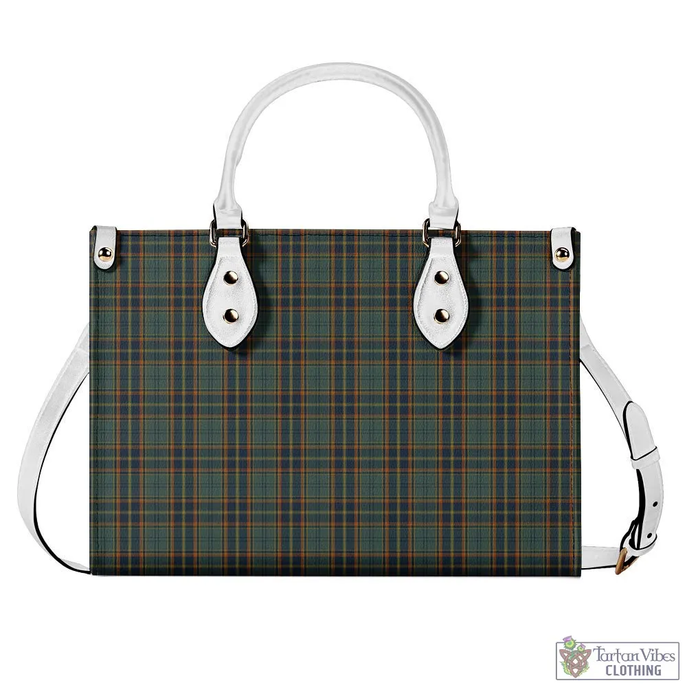 Antrim County Ireland Tartan Luxury Leather Handbags