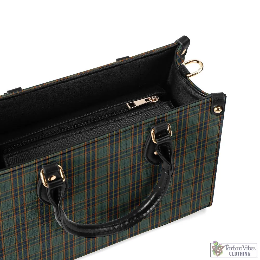 Antrim County Ireland Tartan Luxury Leather Handbags