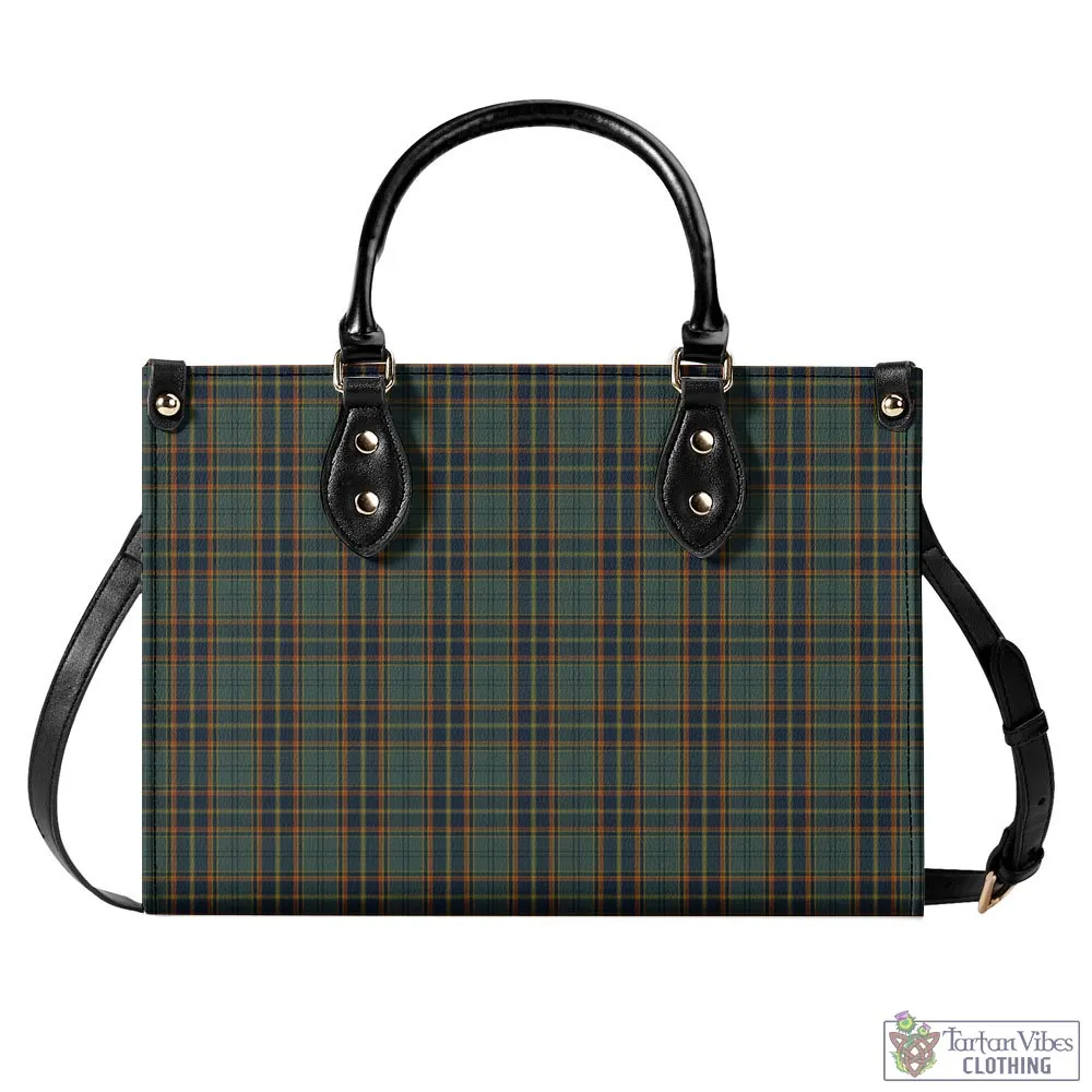Antrim County Ireland Tartan Luxury Leather Handbags