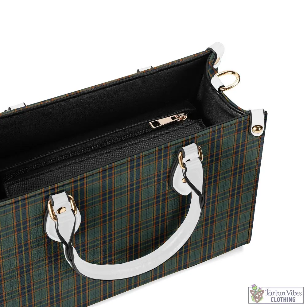 Antrim County Ireland Tartan Luxury Leather Handbags