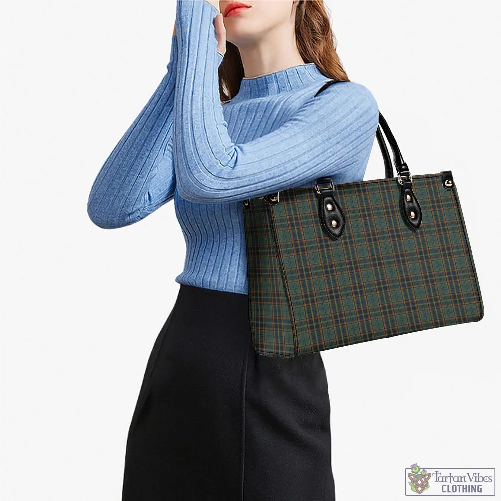 Antrim County Ireland Tartan Luxury Leather Handbags