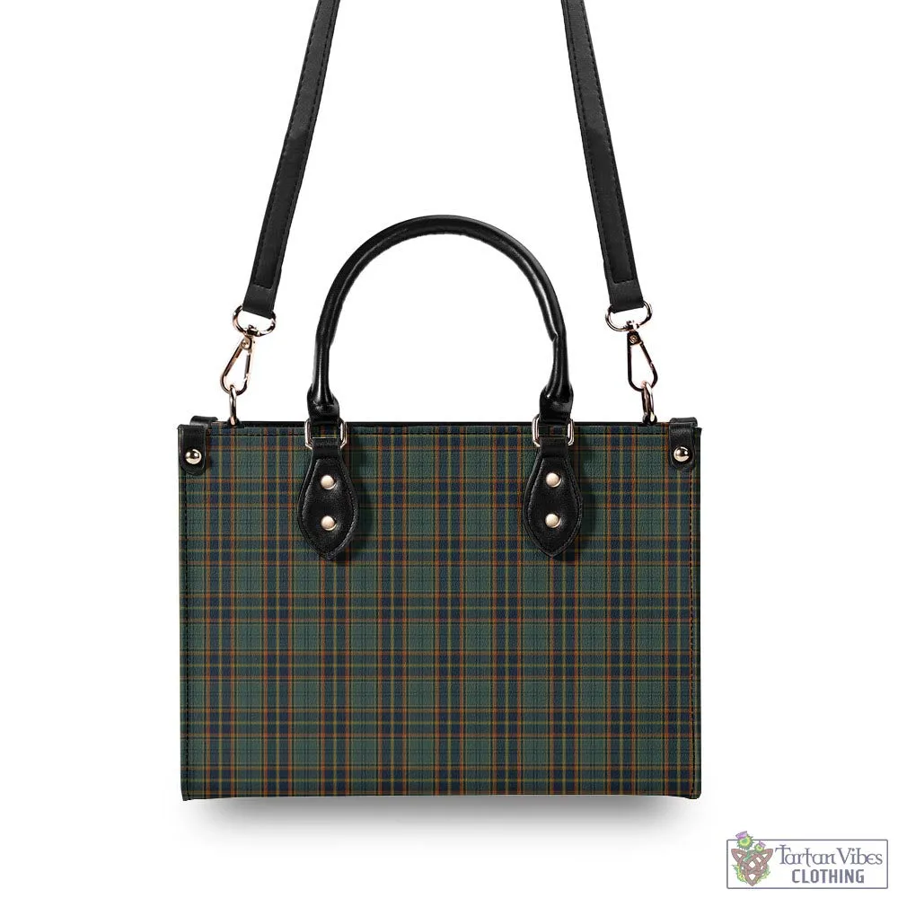 Antrim County Ireland Tartan Luxury Leather Handbags