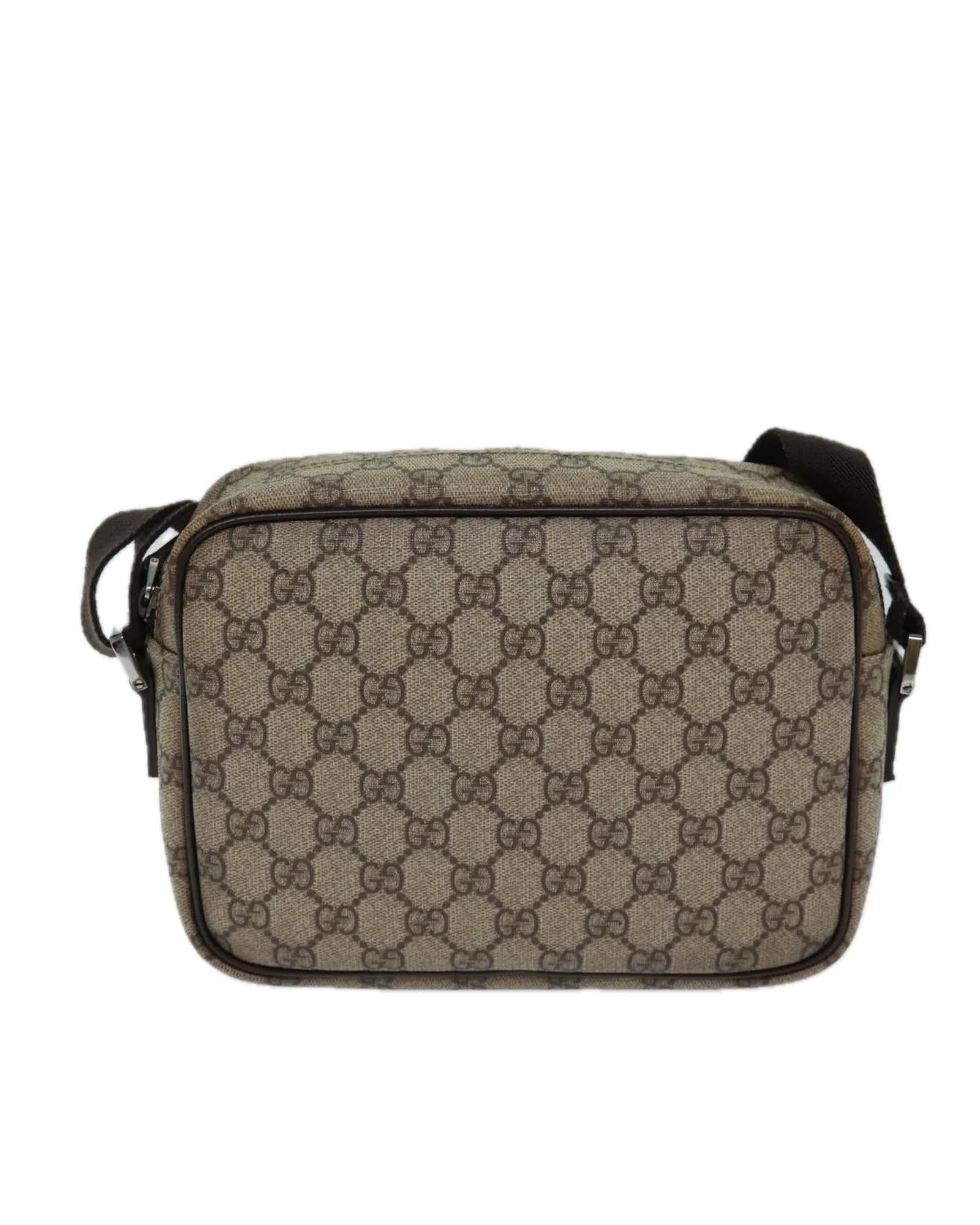 Beige Canvas GG Shoulder Bag with Dust Bag - Italy Made