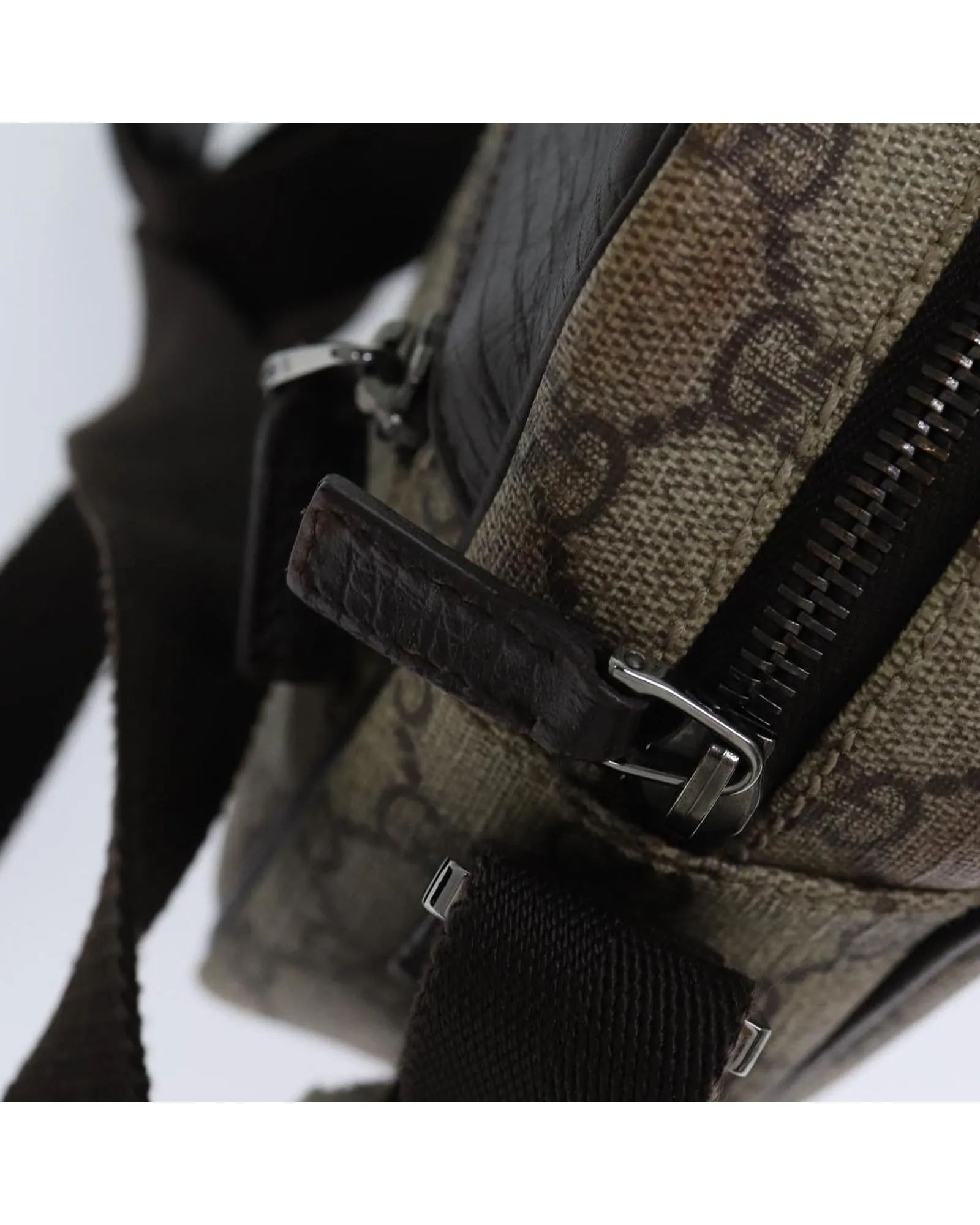 Beige Canvas GG Shoulder Bag with Dust Bag - Italy Made