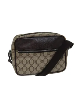 Beige Canvas GG Shoulder Bag with Dust Bag - Italy Made