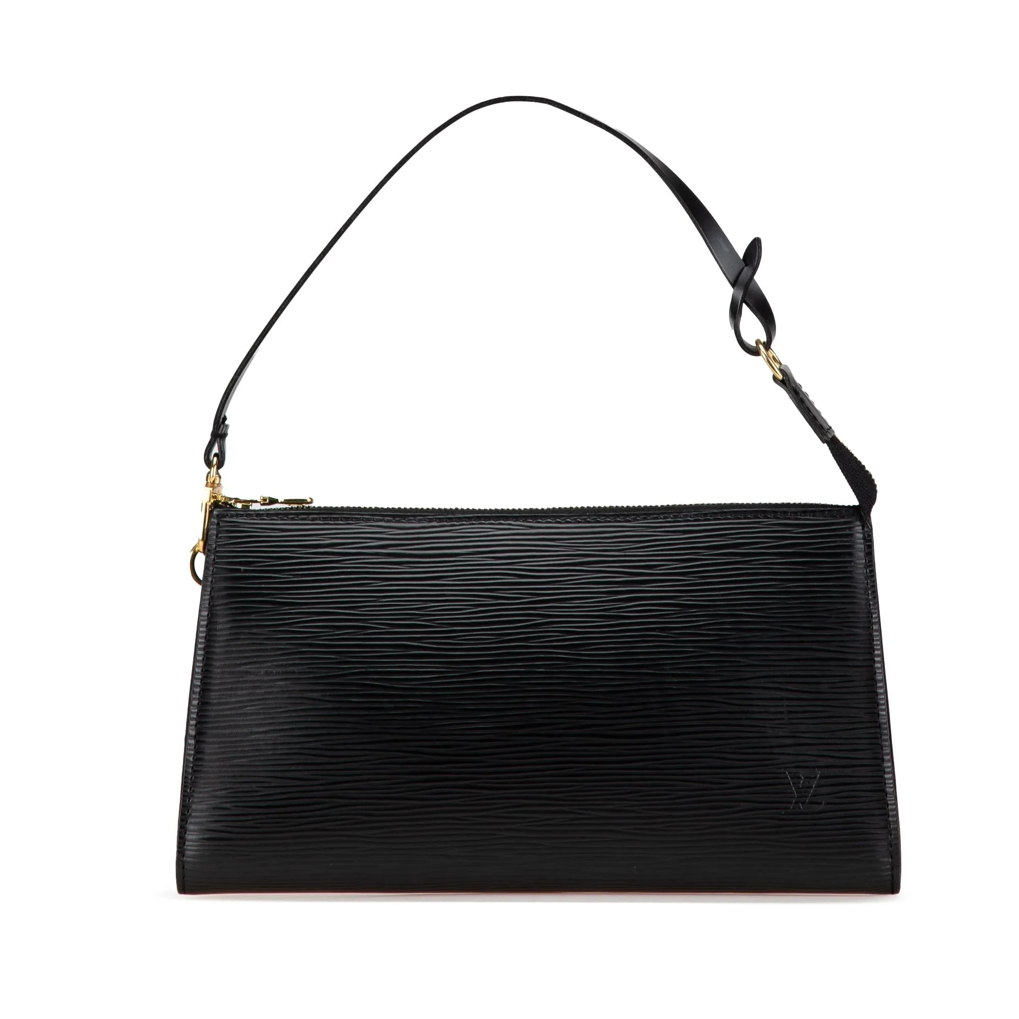 Black Louis Vuitton Epi Pochette Accessoires Shoulder Bag