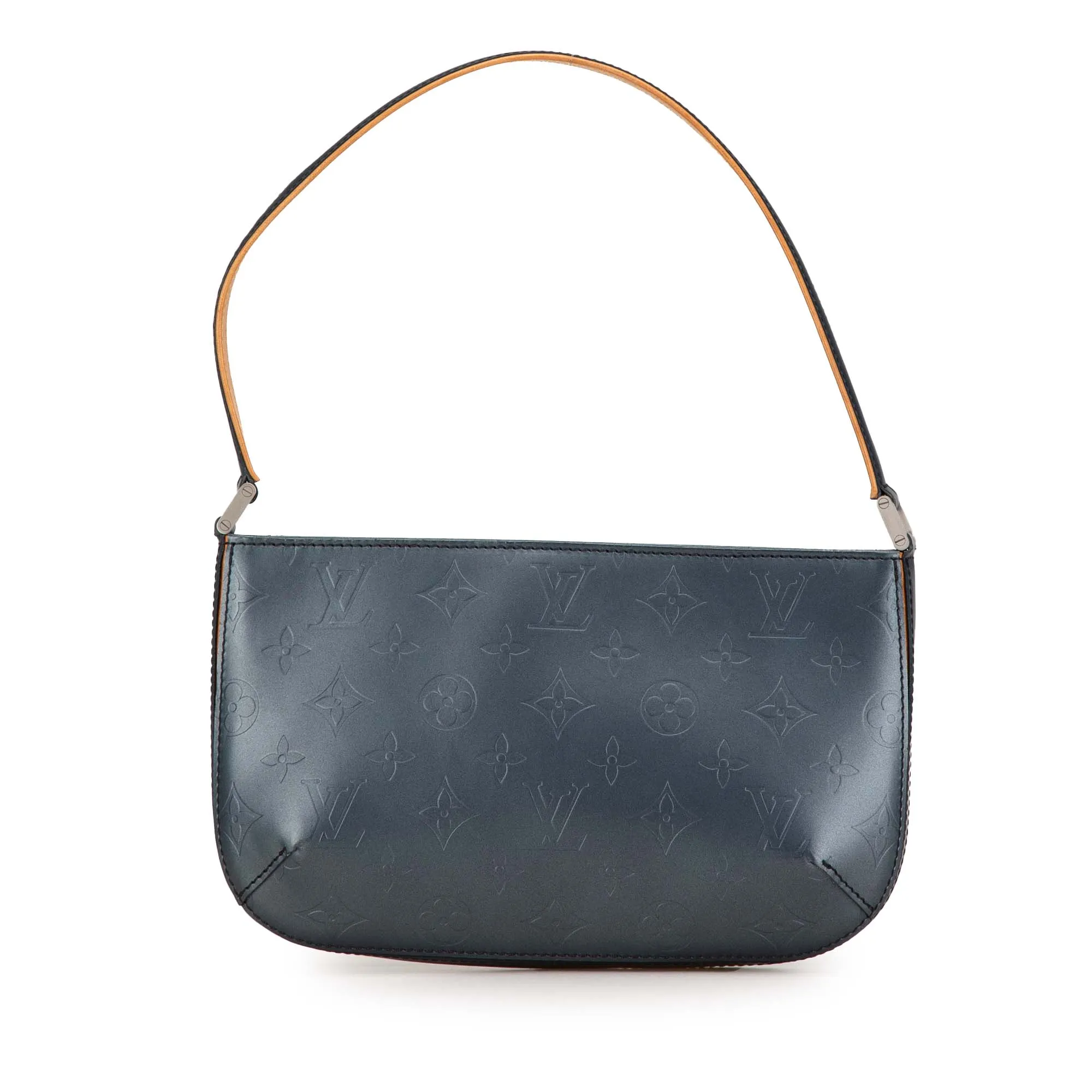 Blue Louis Vuitton Monogram Mat Fowler Shoulder Bag