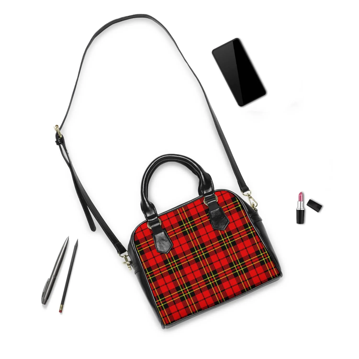 Brodie Modern Tartan Shoulder Handbags