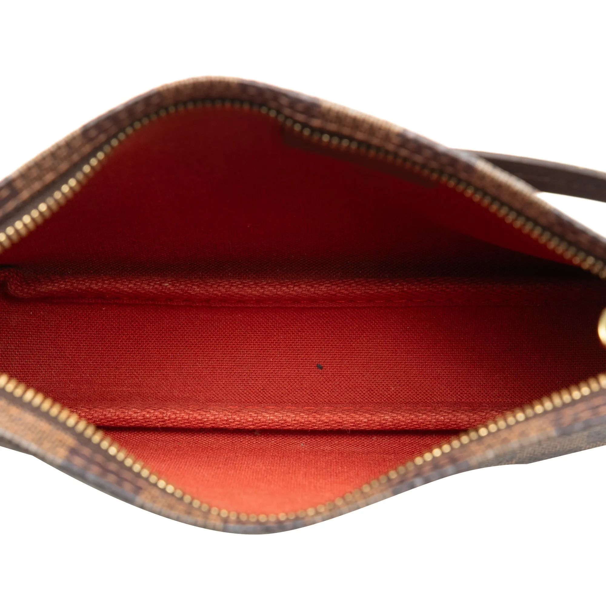 Brown Louis Vuitton Damier Ebene Pochette Accessoires Shoulder Bag
