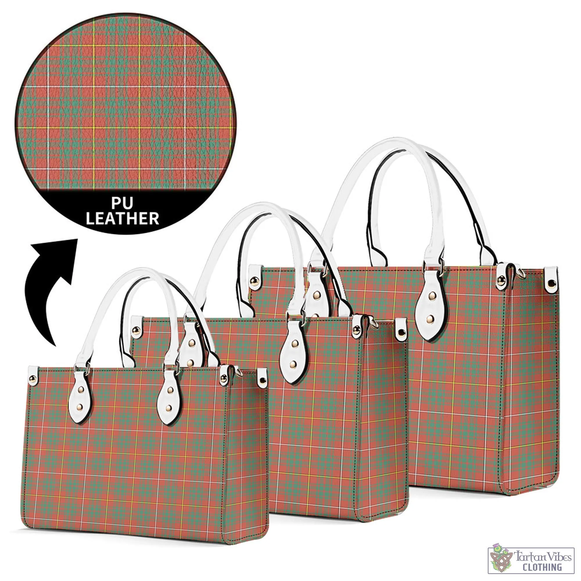 Bruce Ancient Tartan Luxury Leather Handbags