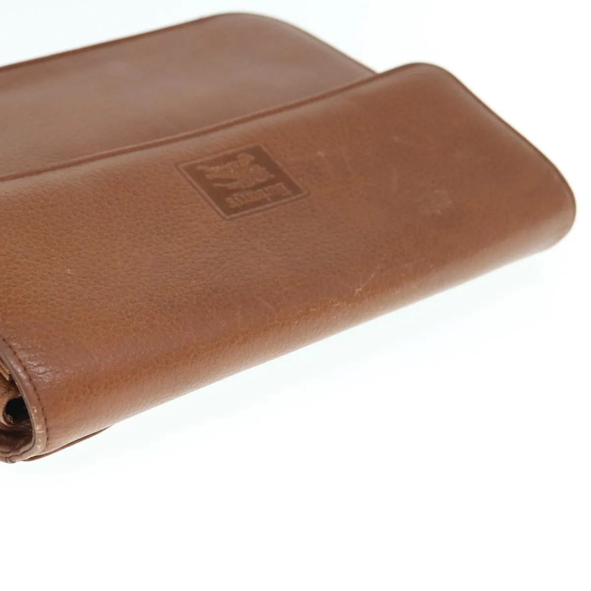 BURBERRYSs Shoulder Bag Leather Brown Auth bs11137