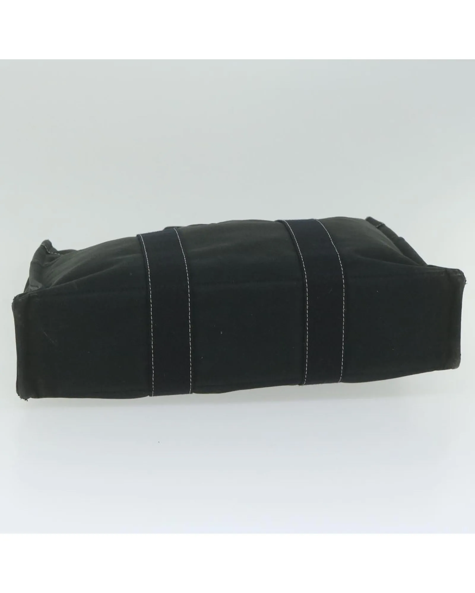 Canvas Tote Bag with Black Color and Multiple Compartments
