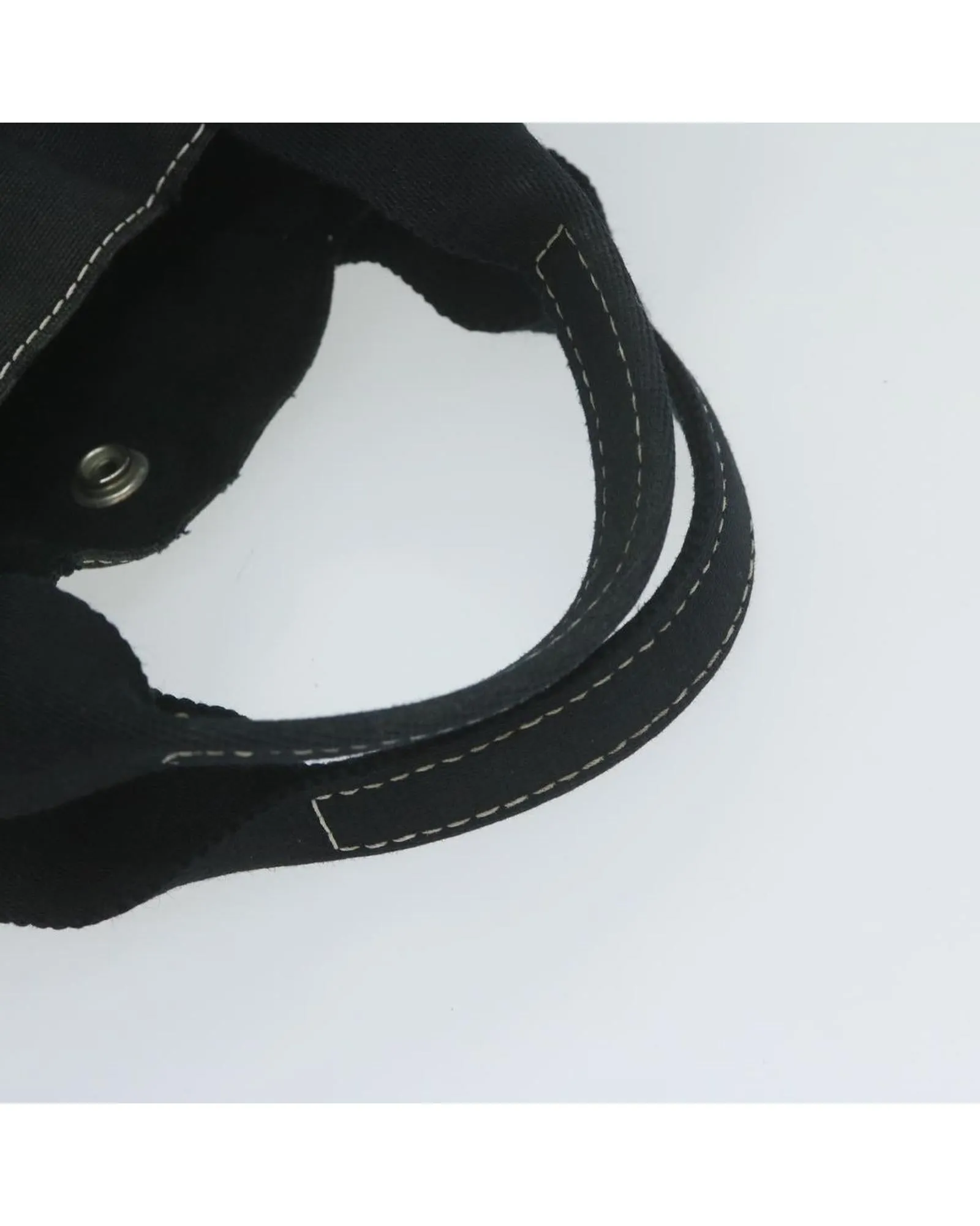Canvas Tote Bag with Black Color and Multiple Compartments
