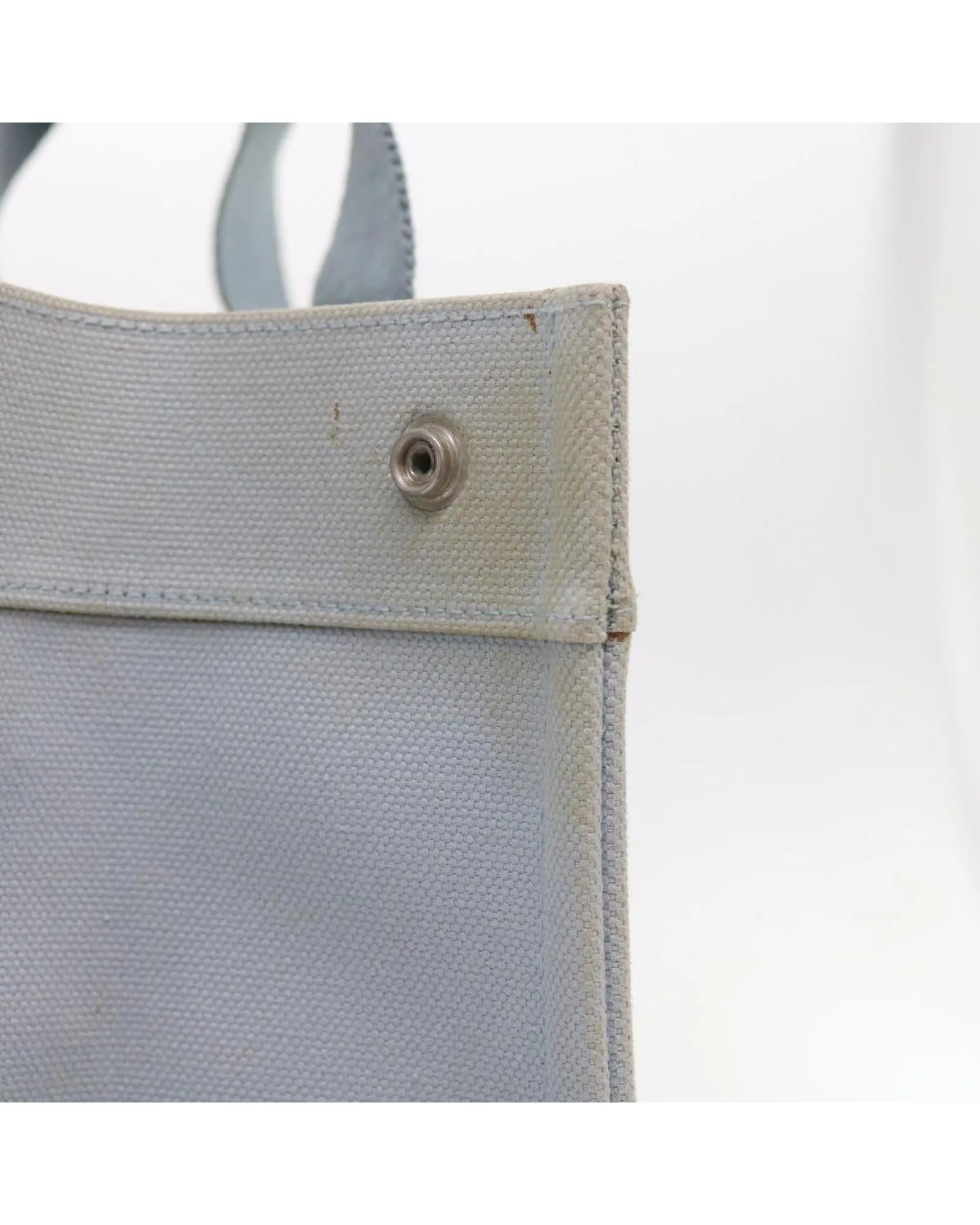 Canvas Tote Bag with Pouch - Light Blue