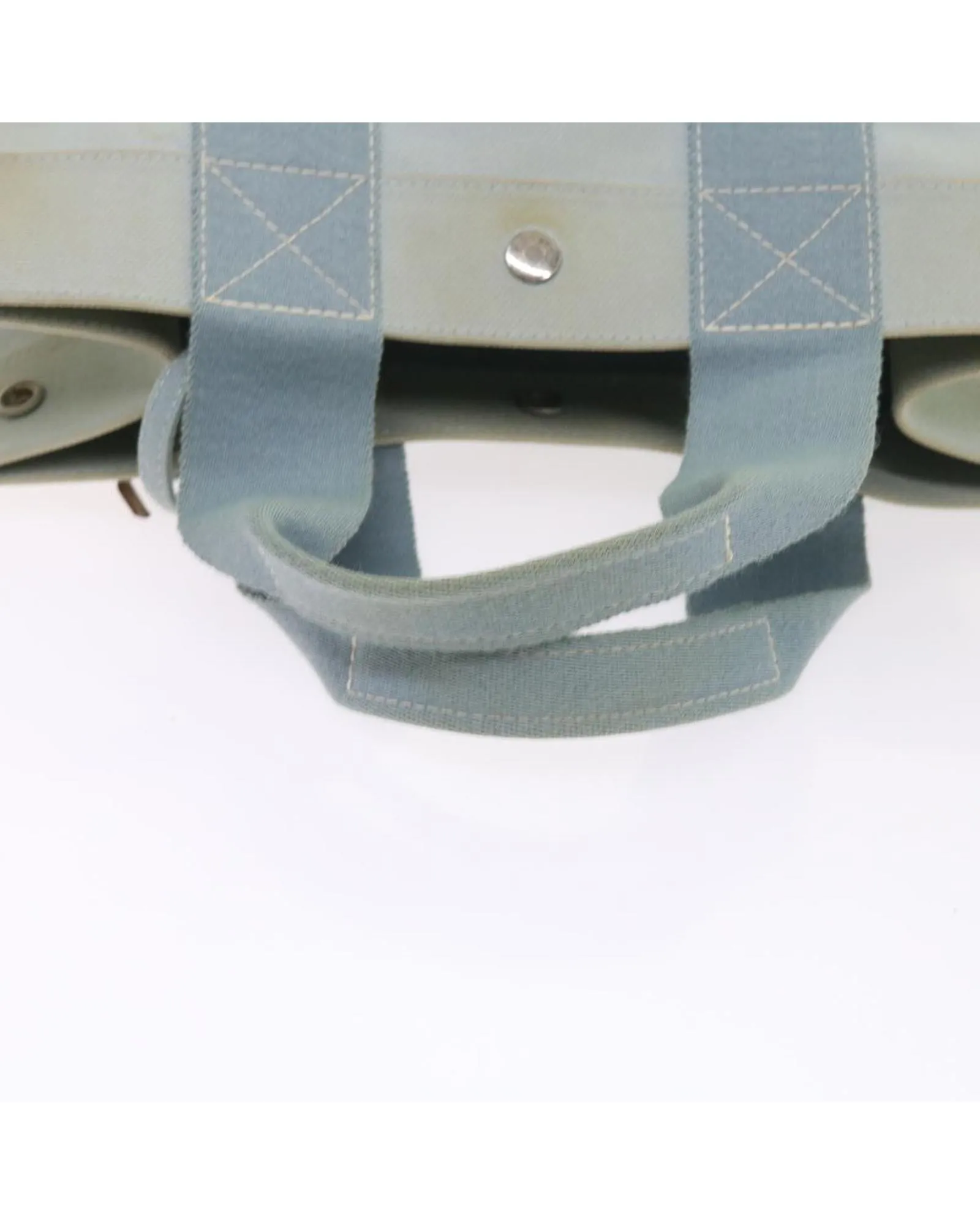 Canvas Tote Bag with Pouch - Light Blue