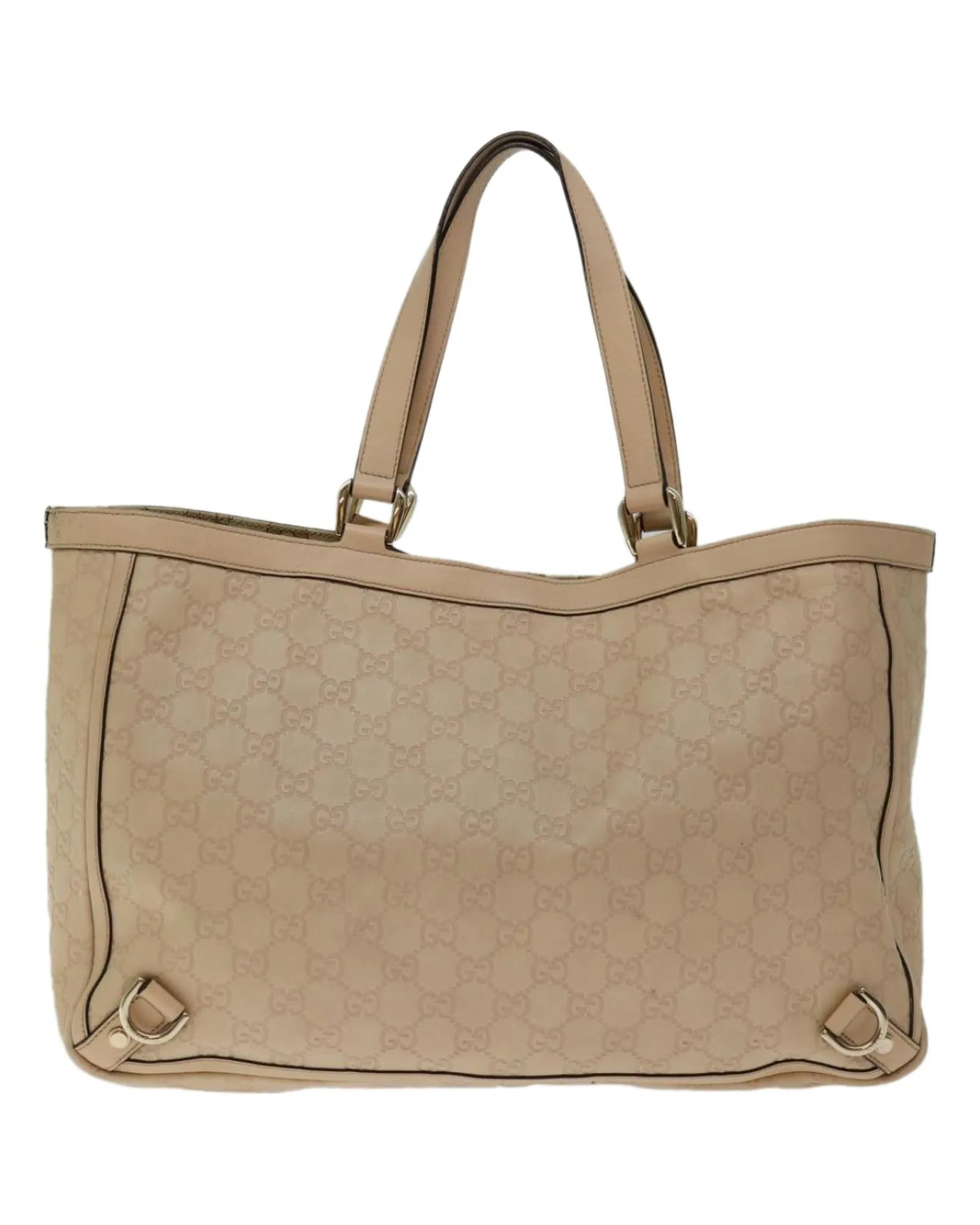 Canvas Tote Bag with Signature Gucci Pattern