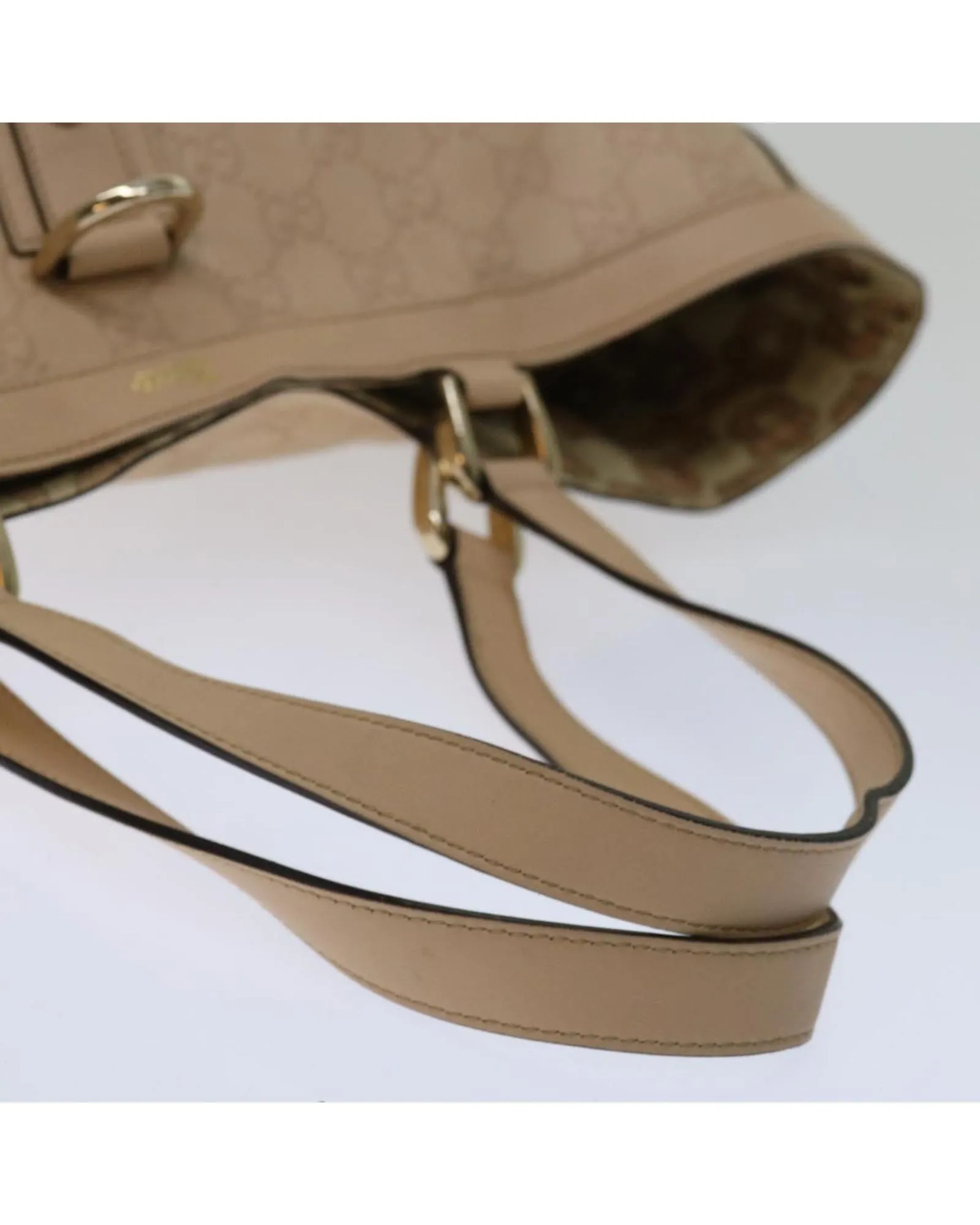 Canvas Tote Bag with Signature Gucci Pattern