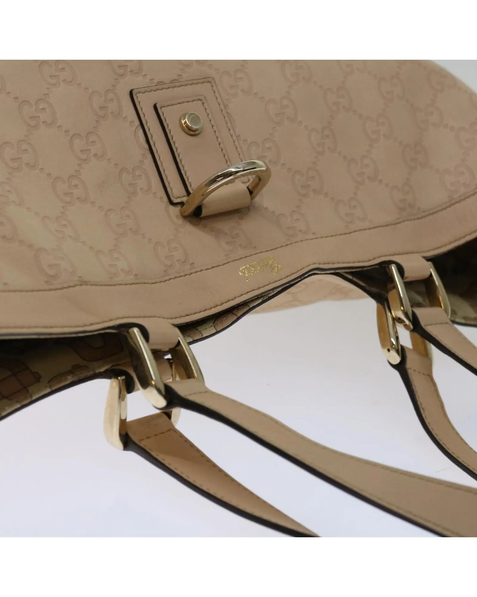 Canvas Tote Bag with Signature Gucci Pattern