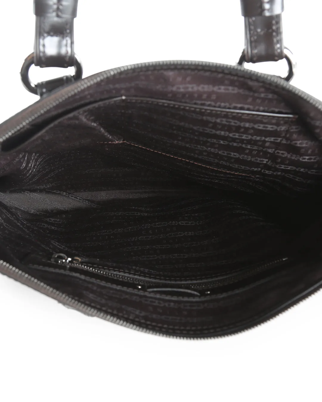 Celine Brown/Majenta Leather & Pony Hair Shoulder Bag