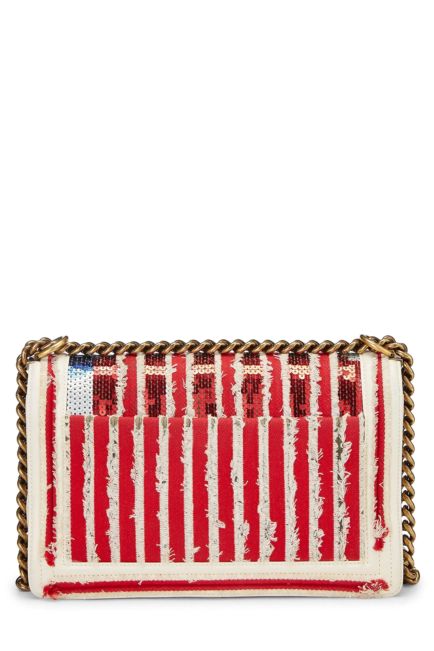 Chanel,  Paris-Cuba Multicolor Sequin Boy Bag New Medium, Multi