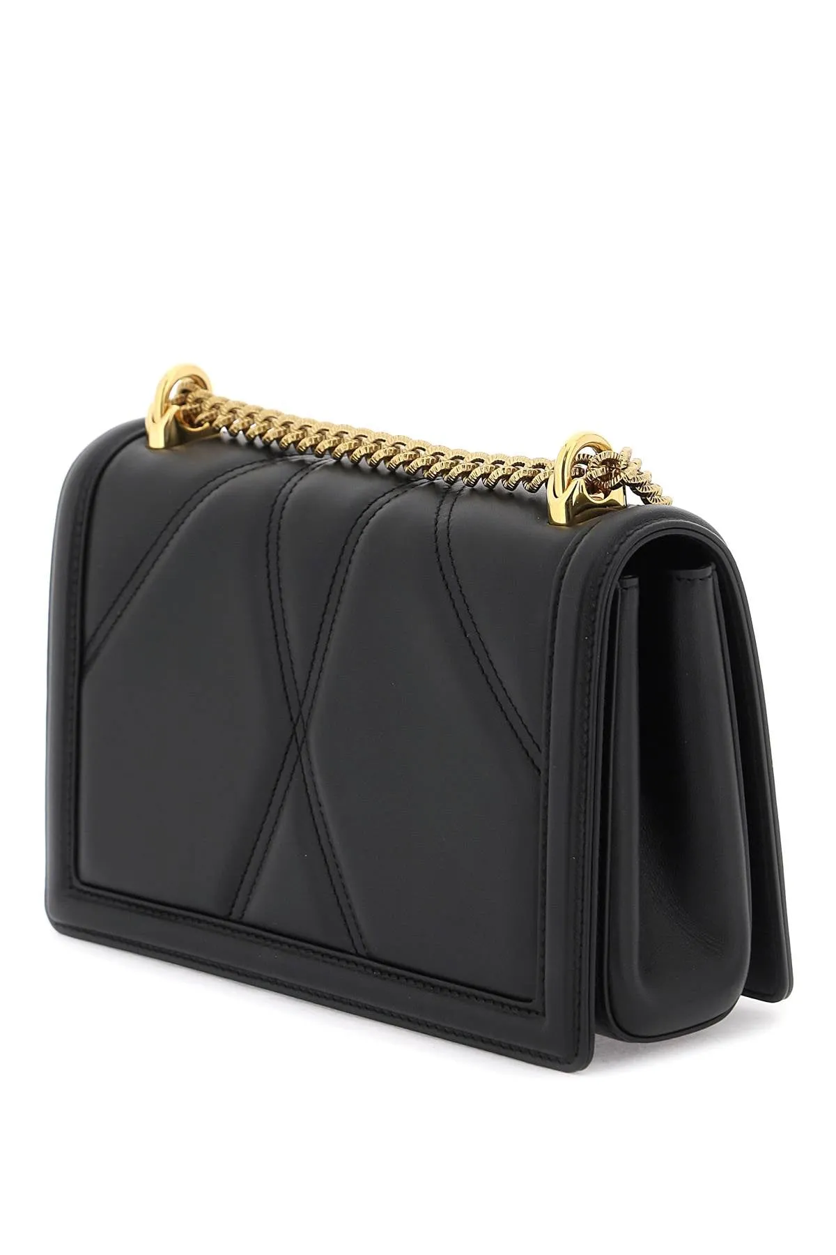 Dolce & gabbana medium devotion bag in quilted nappa leather
