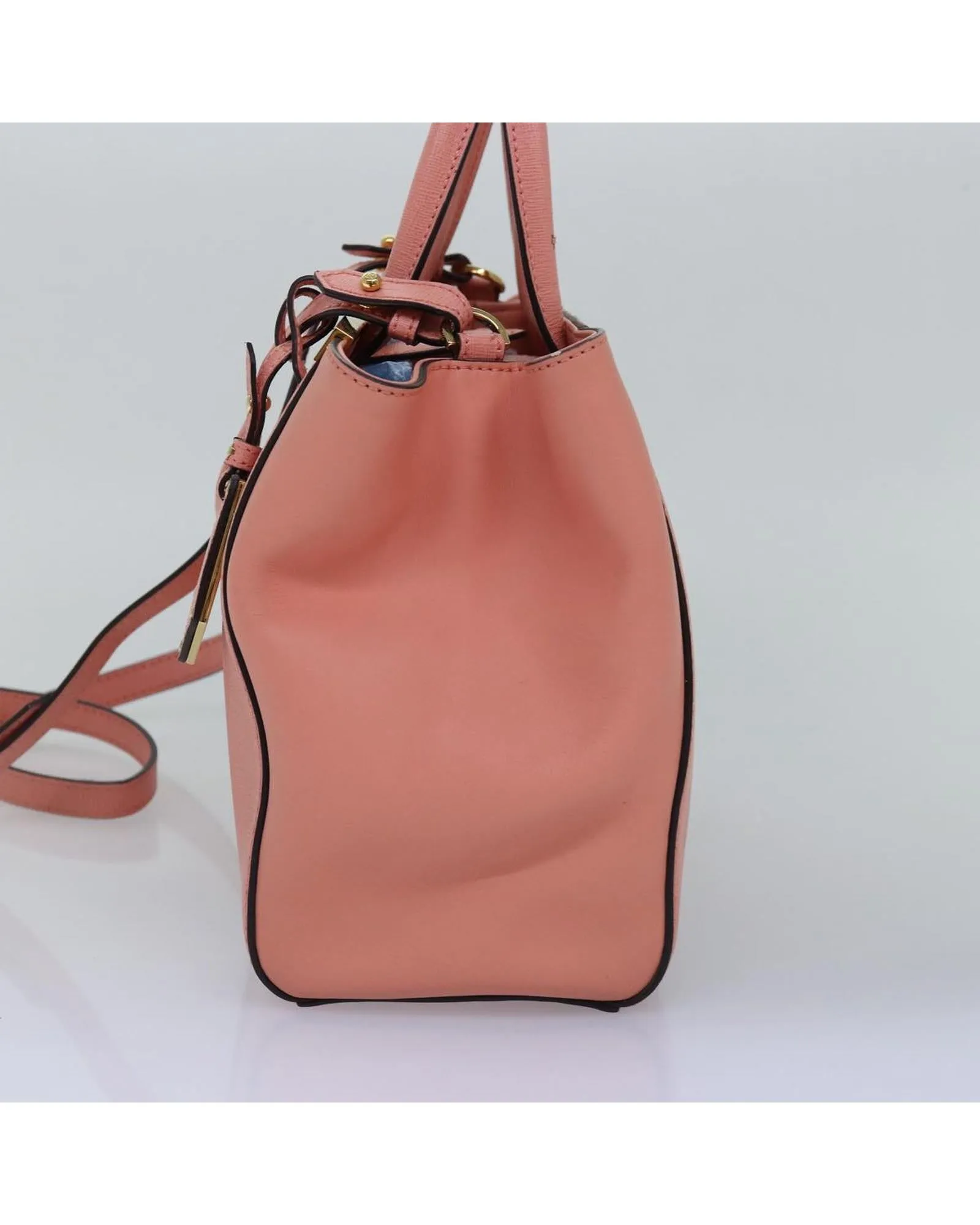 Elegant Leather Hand Bag with 2-Way Design