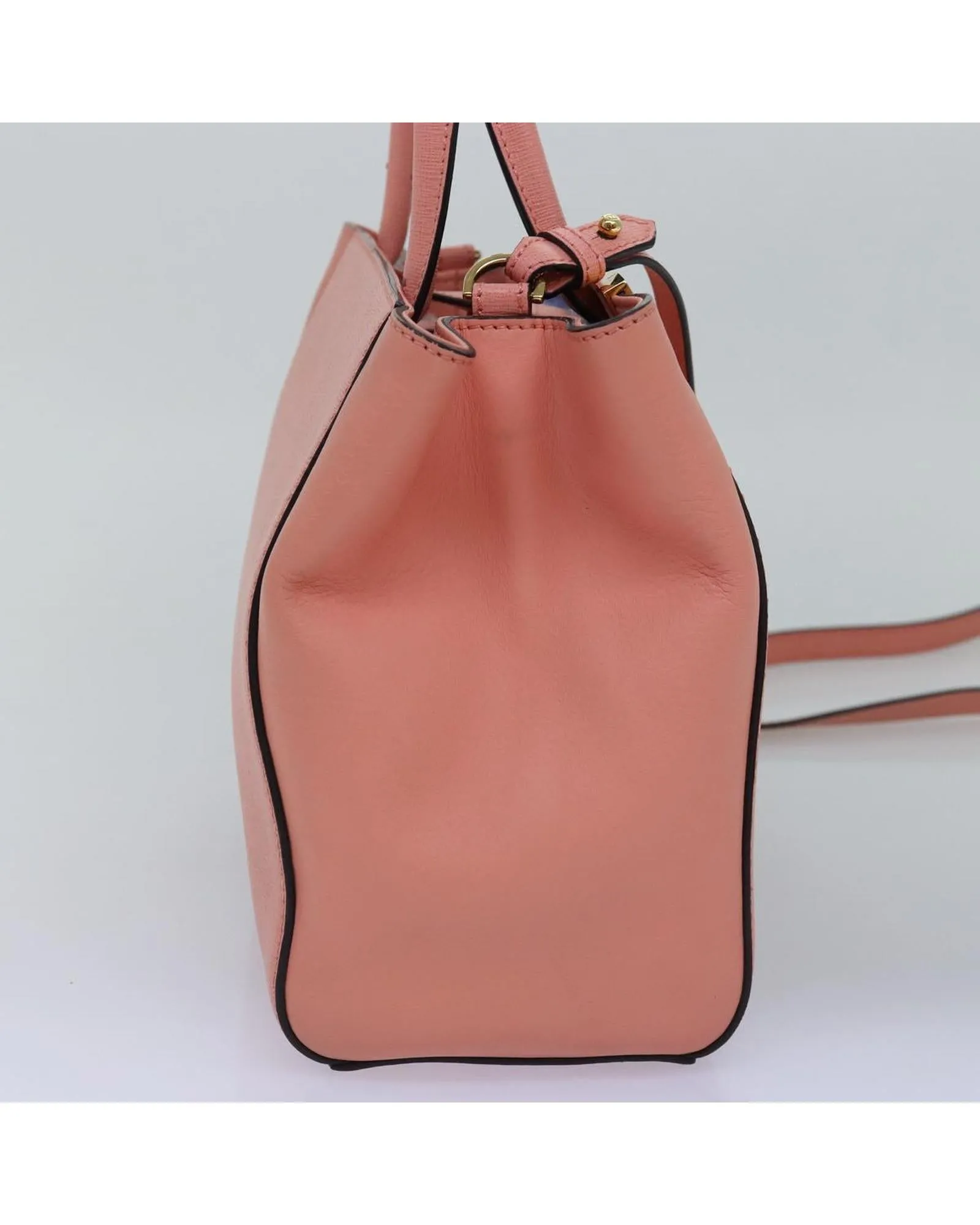 Elegant Leather Hand Bag with 2-Way Design