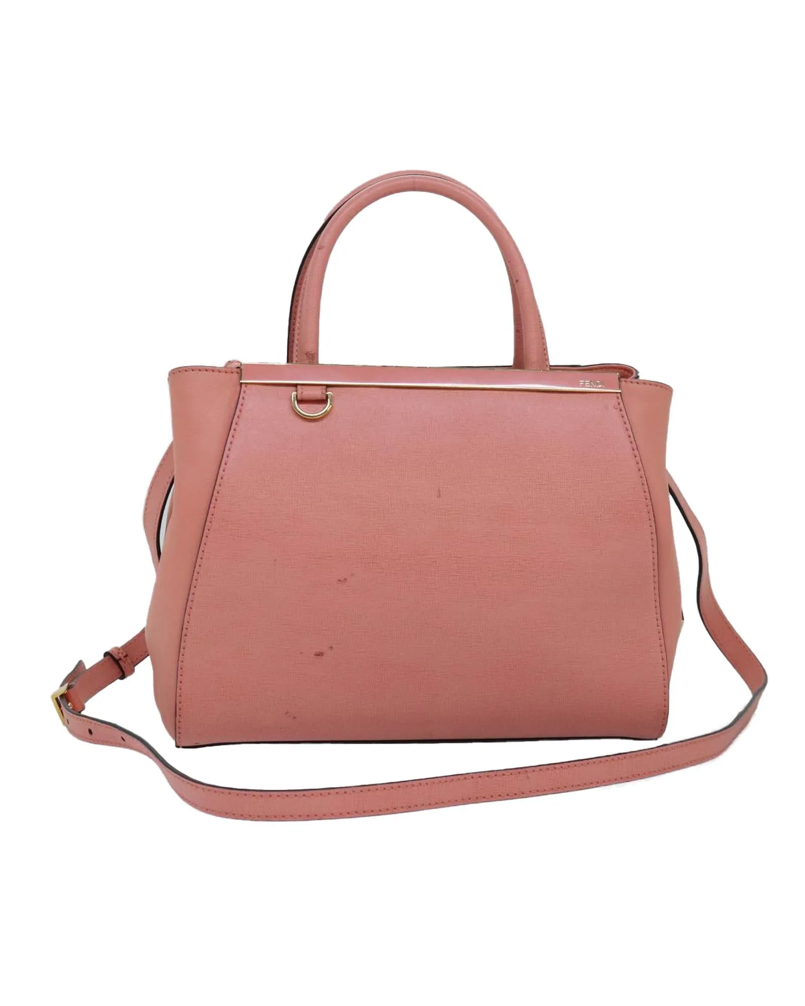 Elegant Leather Hand Bag with 2-Way Design