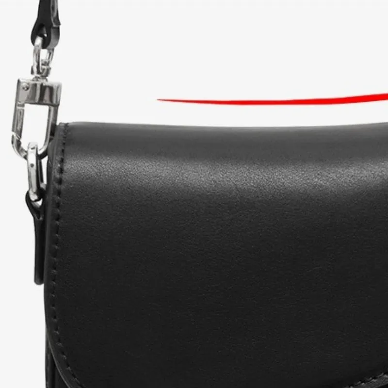 Fashion Tassel Chain Decor Vegan Leather Cross-body Shoulder Bags
