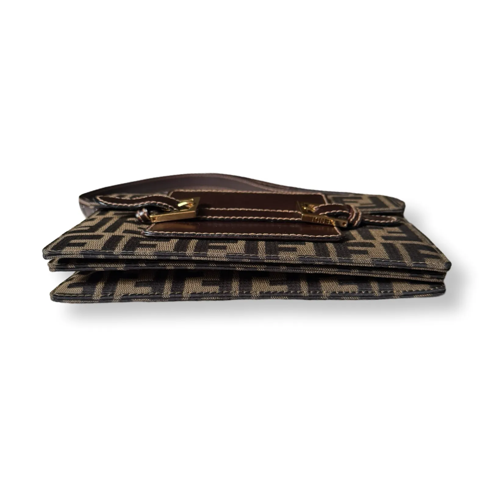 Fendi Zucca Strap Shoulder Bag