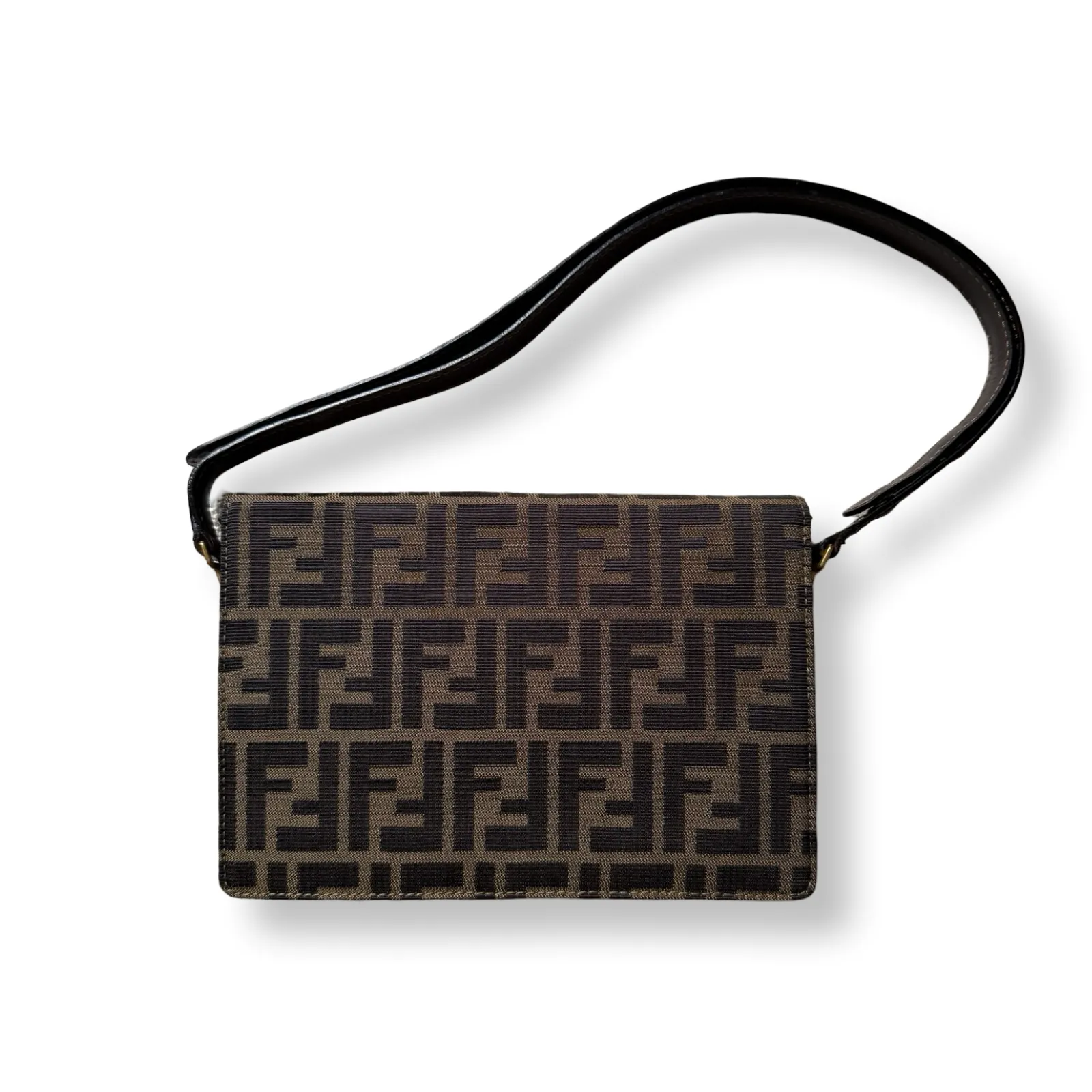 Fendi Zucca Strap Shoulder Bag