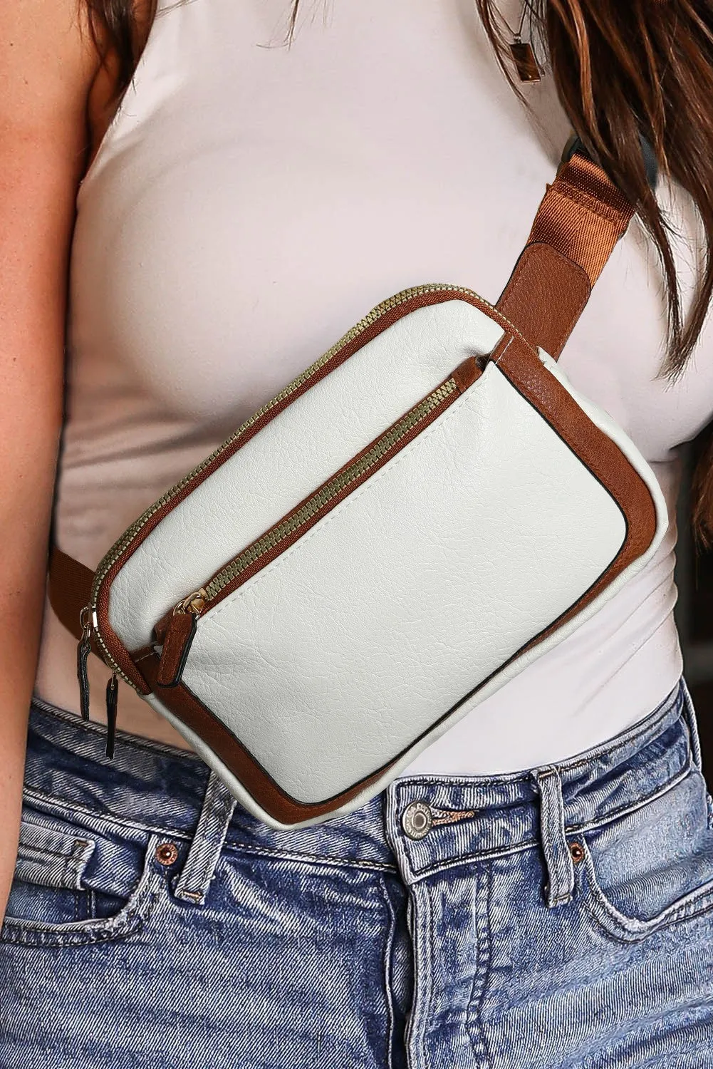 Get Ready Crossbody Purse White