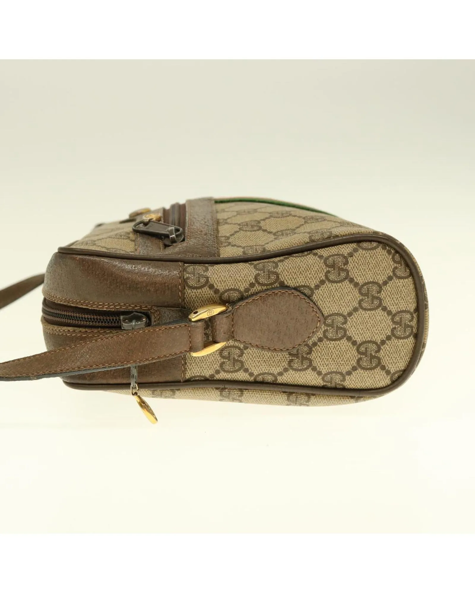 GG Supreme Webshire Line Shoulder Bag Canvas