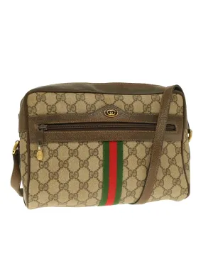 GG Supreme Webshire Line Shoulder Bag Canvas