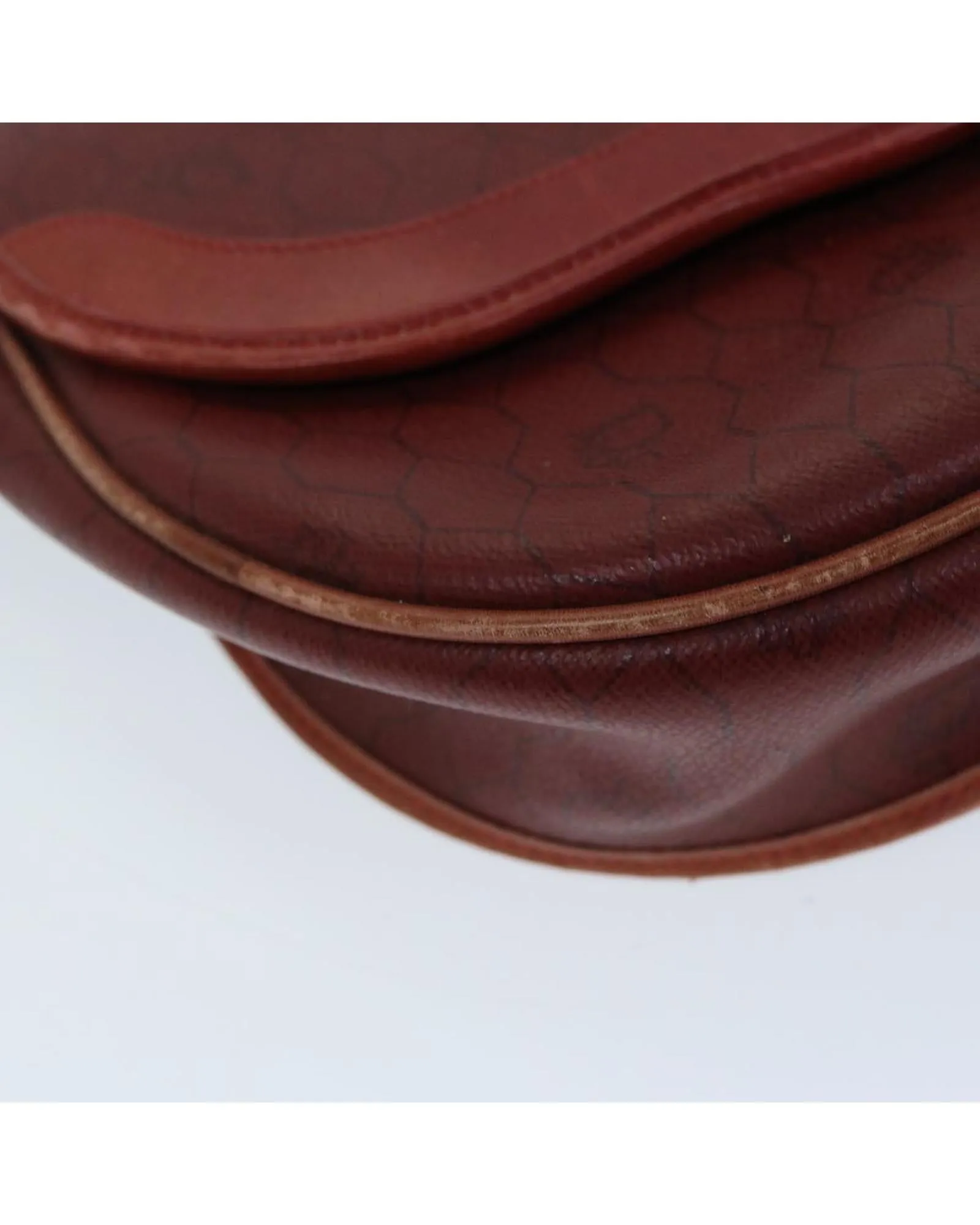Honeycomb Canvas Red Shoulder Bag by Christian Dior