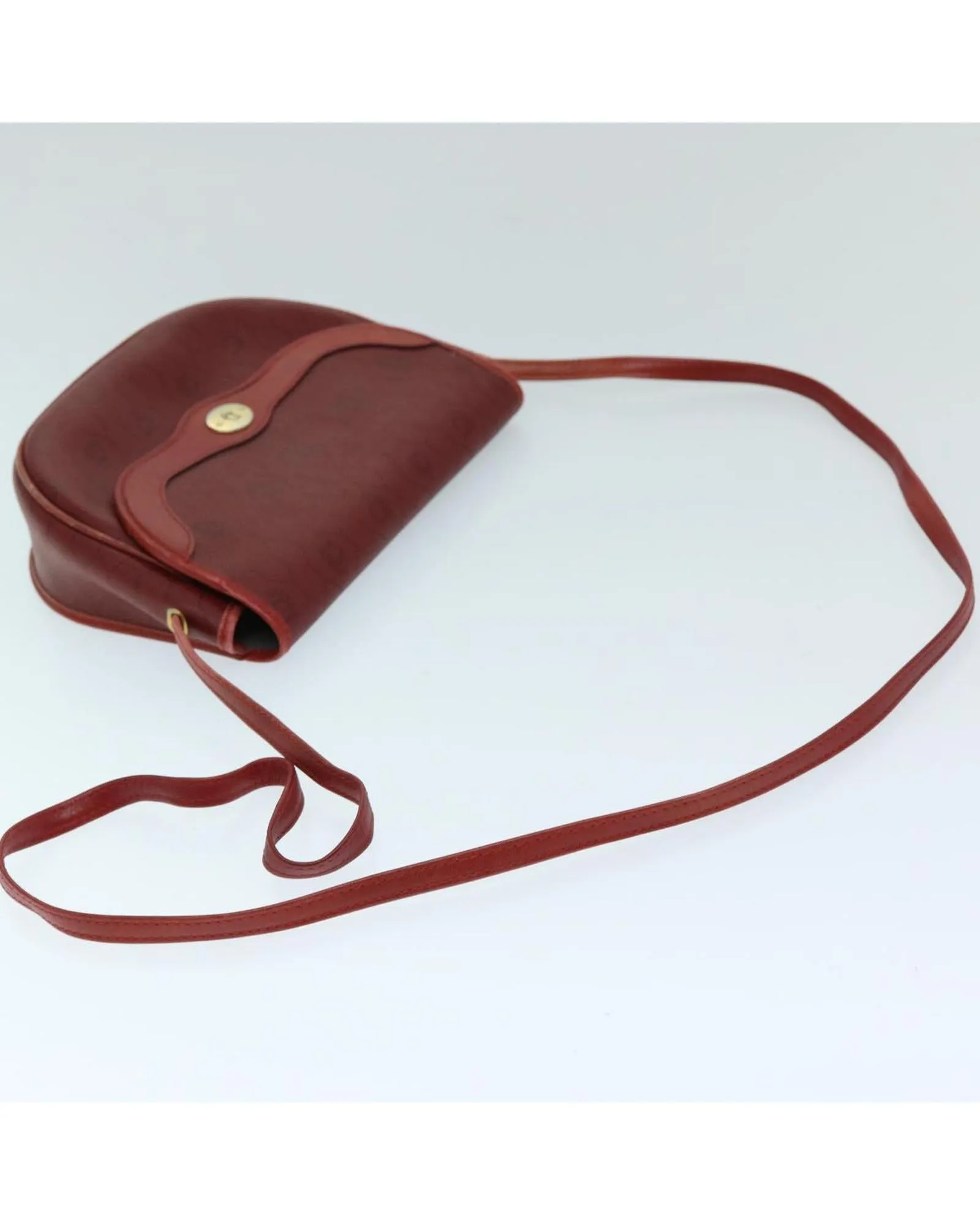 Honeycomb Canvas Red Shoulder Bag by Christian Dior