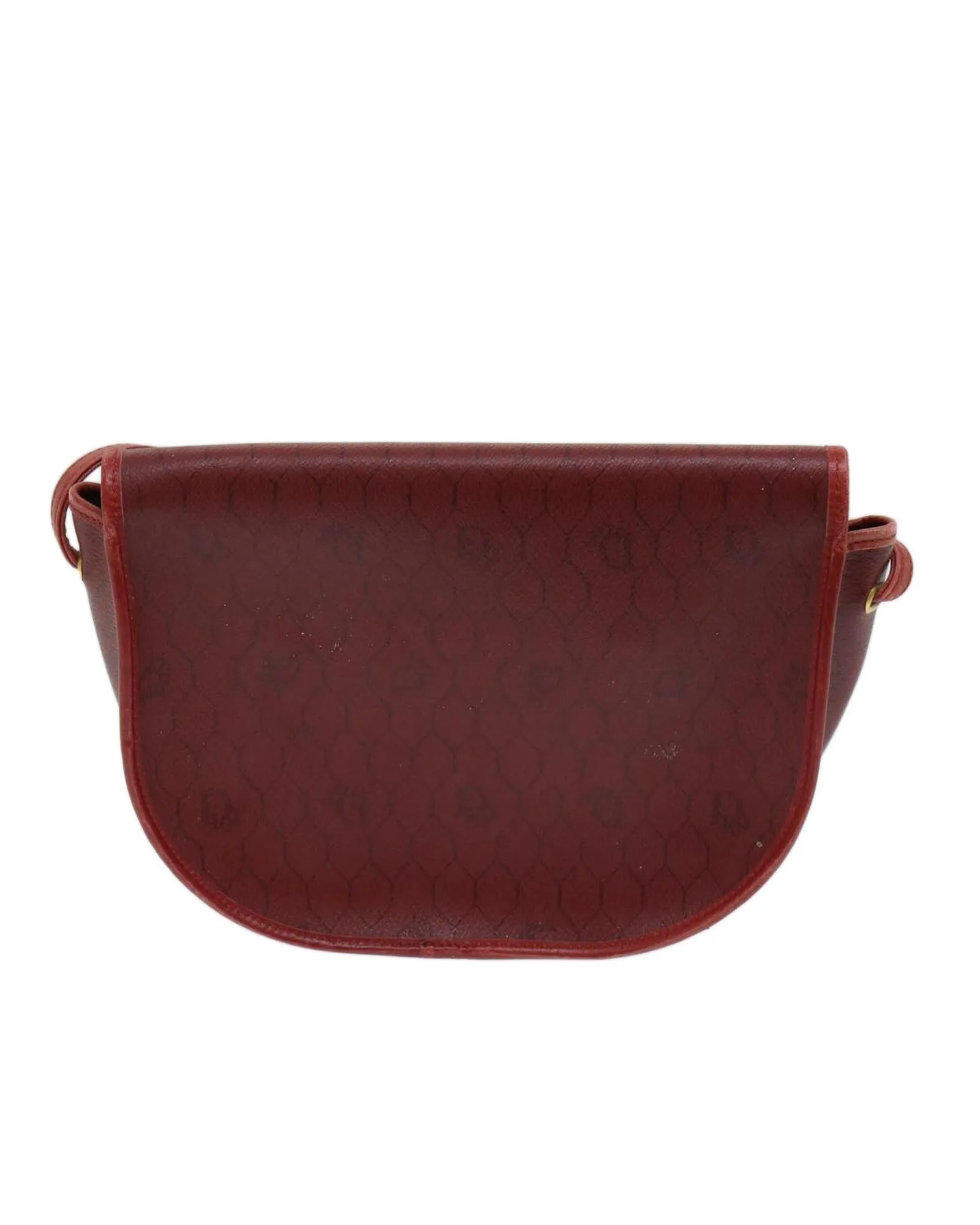 Honeycomb Canvas Red Shoulder Bag by Christian Dior