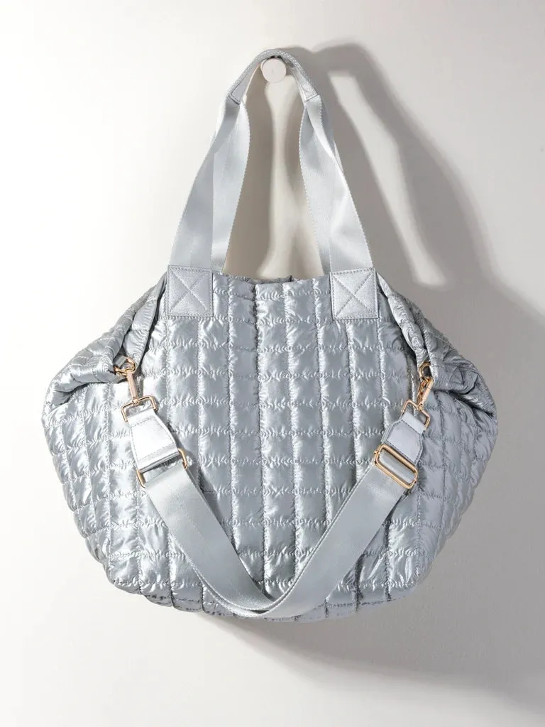 Logan Travel Tote - Silver
