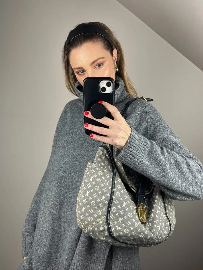 Louis Vuitton Grey Monogram Idylle Romance Bag