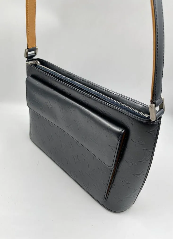 Louis Vuitton Mat Allston Handbag Monogram Vernis