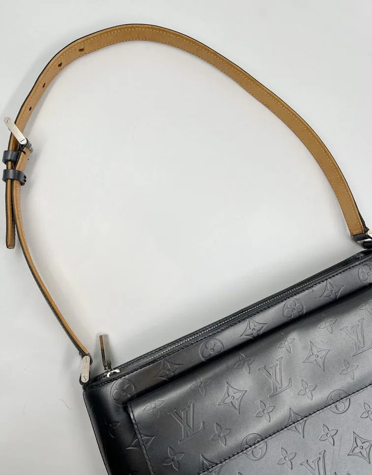 Louis Vuitton Mat Allston Handbag Monogram Vernis