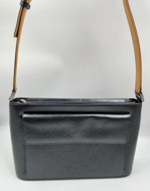Louis Vuitton Mat Allston Handbag Monogram Vernis