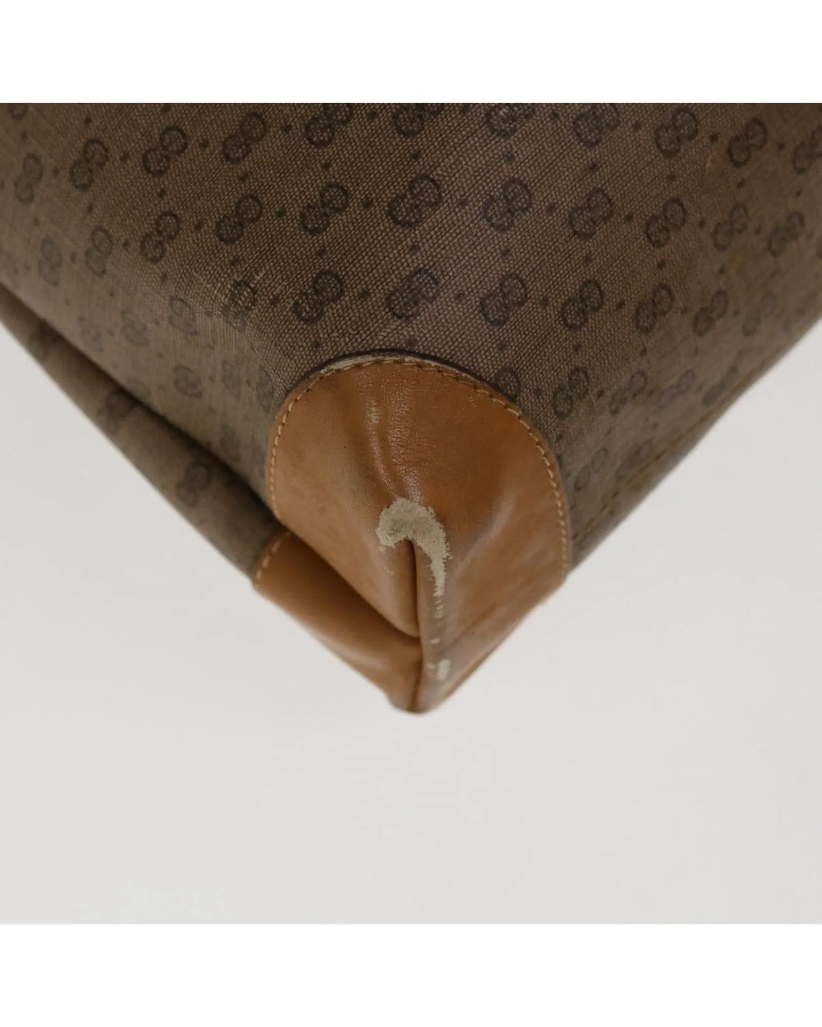 Micro GG Supreme Web Tote Bag with Sherry Line Detail