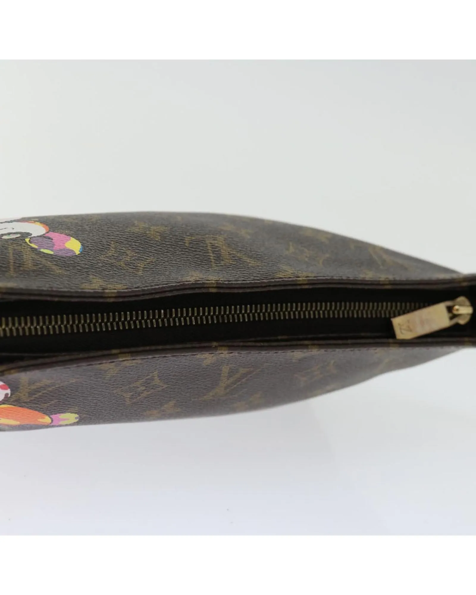 Monogram Canvas Shoulder Bag with Panda Trotteur Design