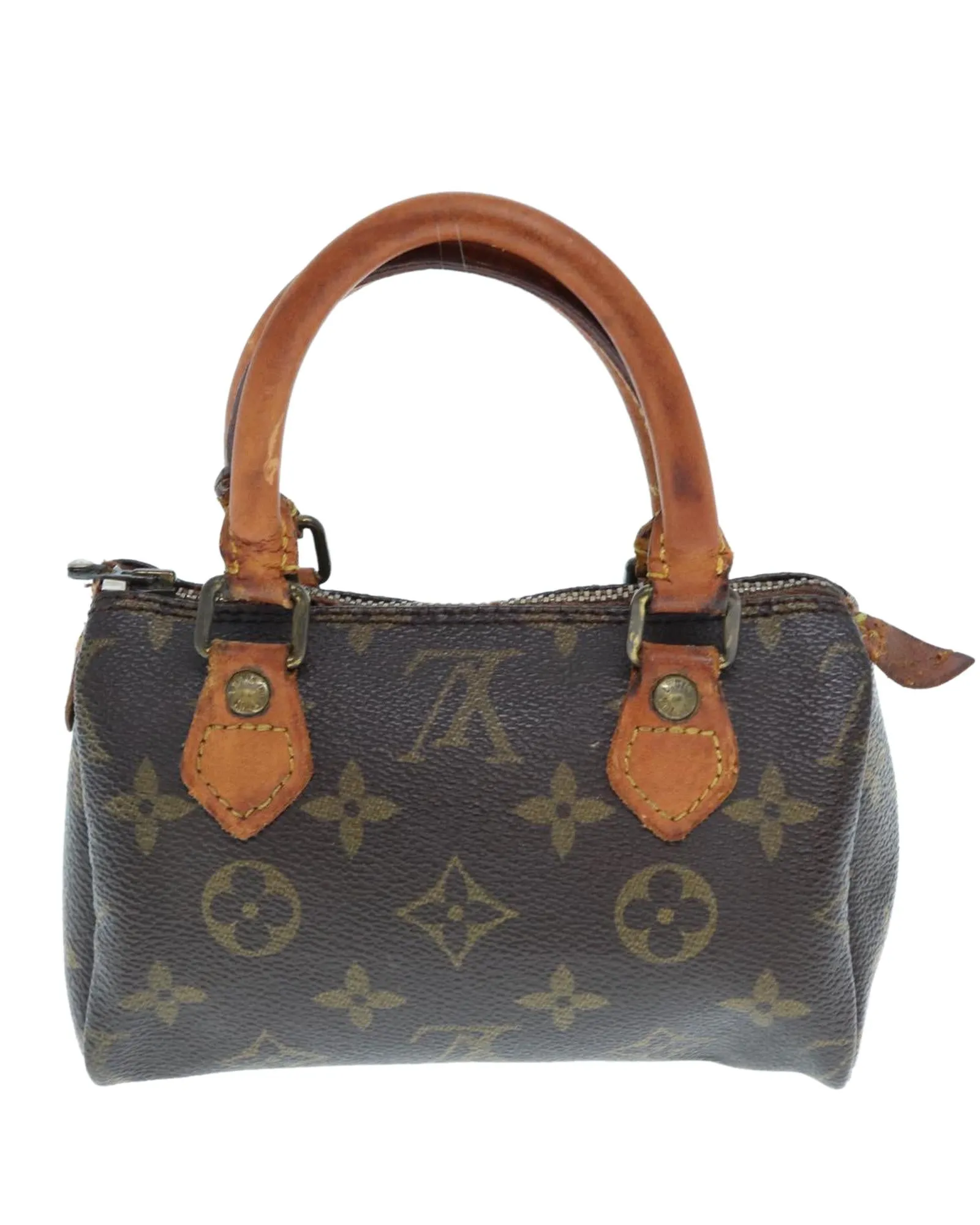 Monogram Mini Speedy Hand Bag with Authentic Design