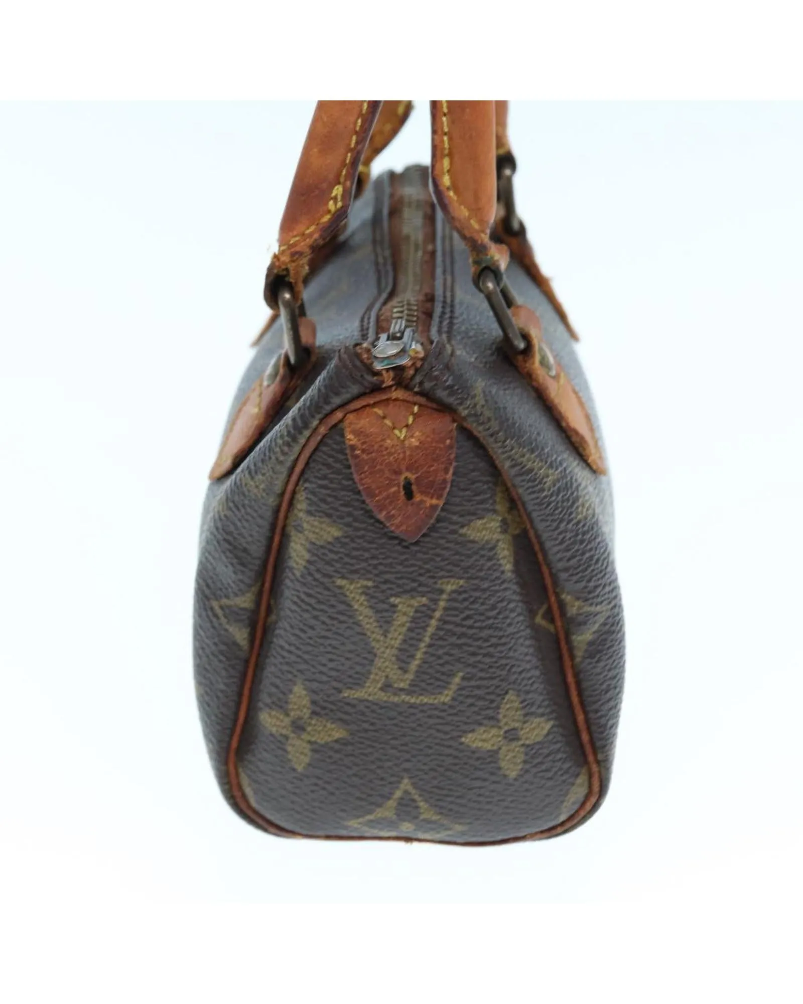 Monogram Mini Speedy Hand Bag with Authentic Design