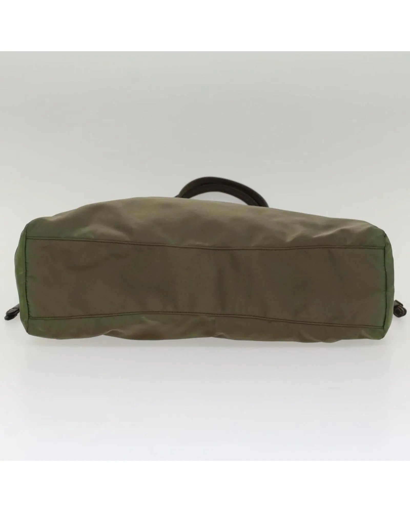 Nylon Khaki Tote Bag