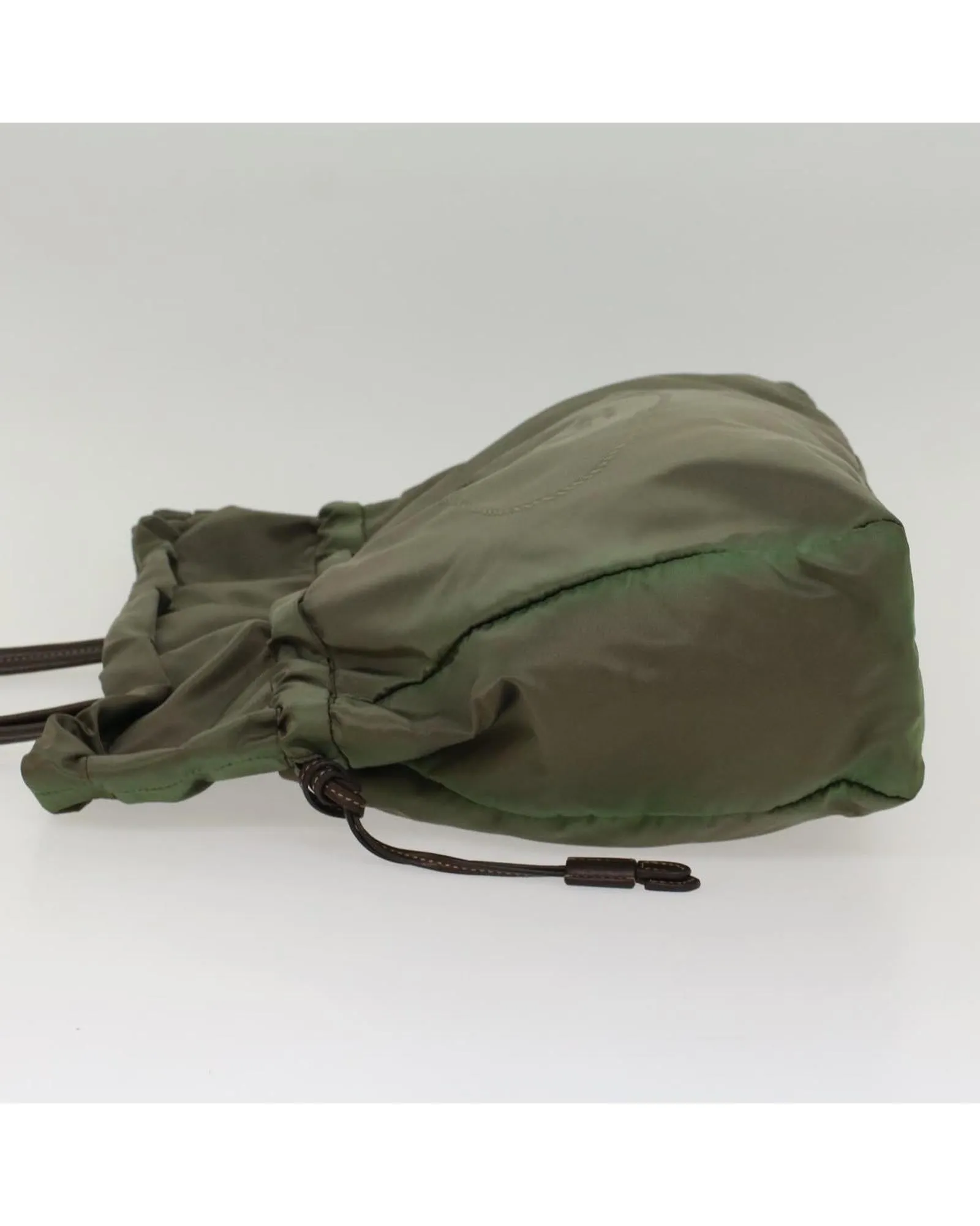Nylon Khaki Tote Bag
